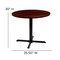Emma and Oliver 36" Round Multi-Purpose Conference Table - Meeting Table for Office